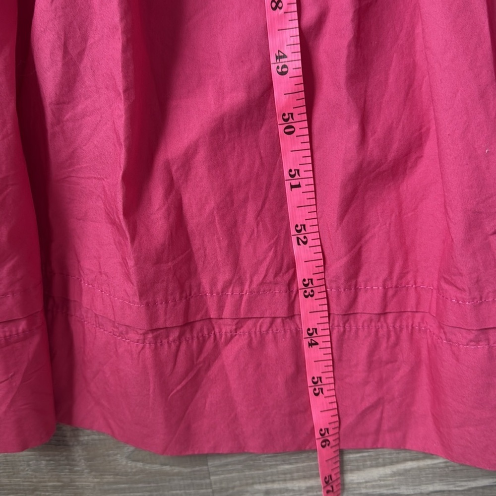 Quince Hot Pink Short-Sleeve Tiered Maxi Dress - Picture 13 of 13